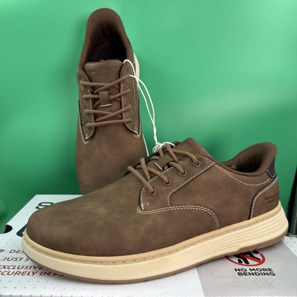 Skechers Hands Free Swift Fit Men’s 9.5 Brown Waterproof Casual Lace Sneakers main image 16